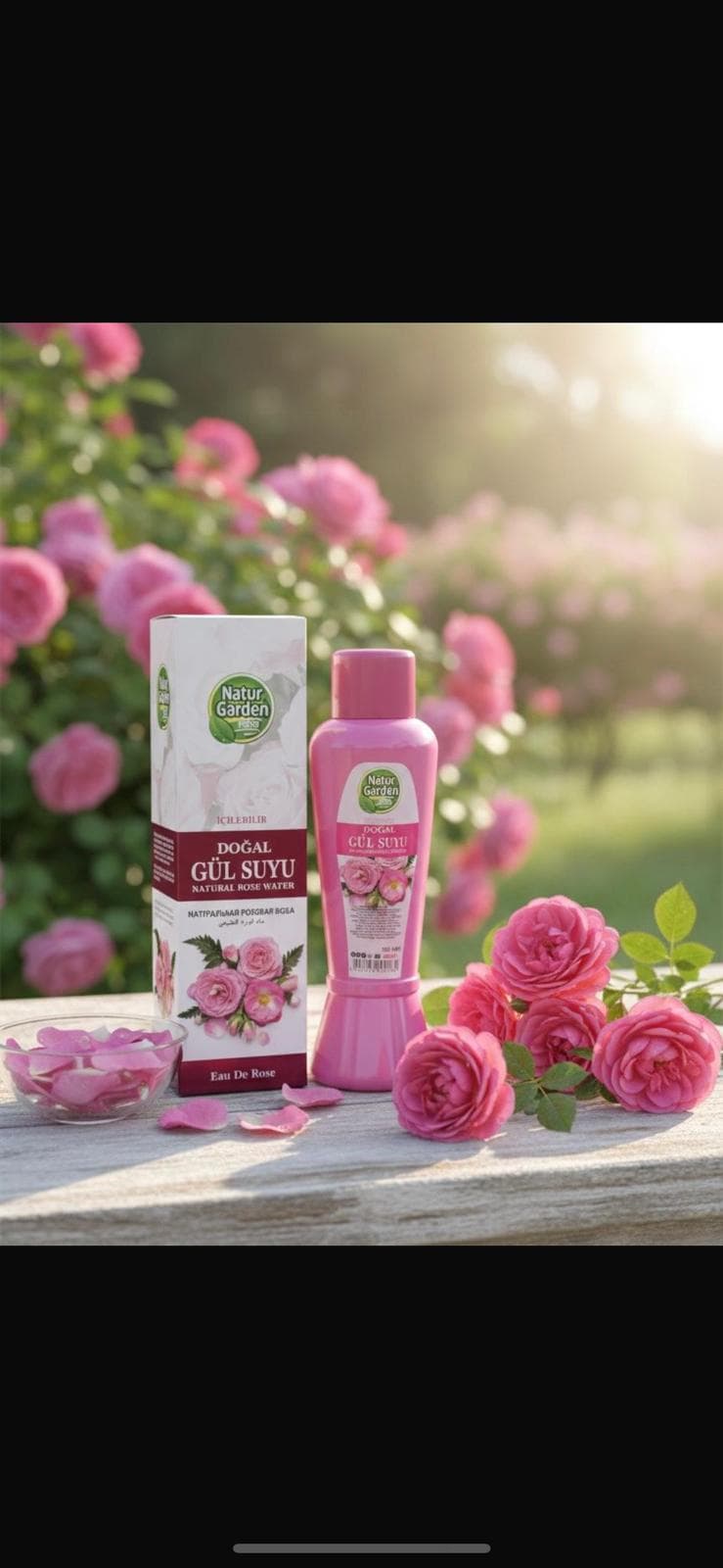 Doğal Gül Suyu (İçilebilir)