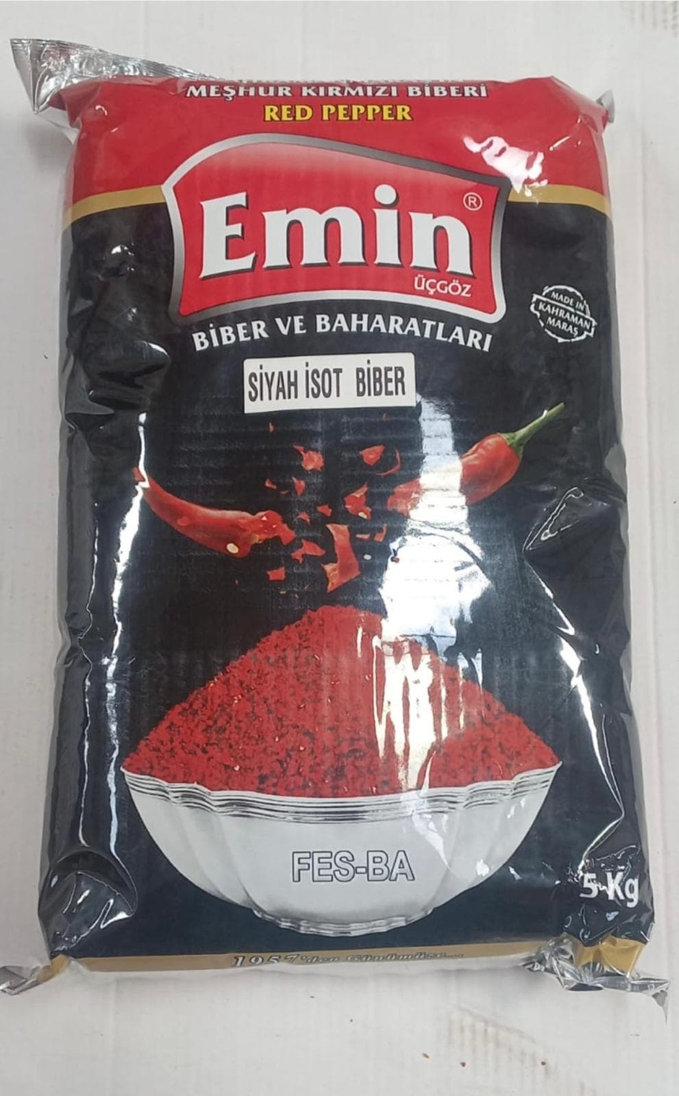 Emin Üçgöz Siyah İsot Biber