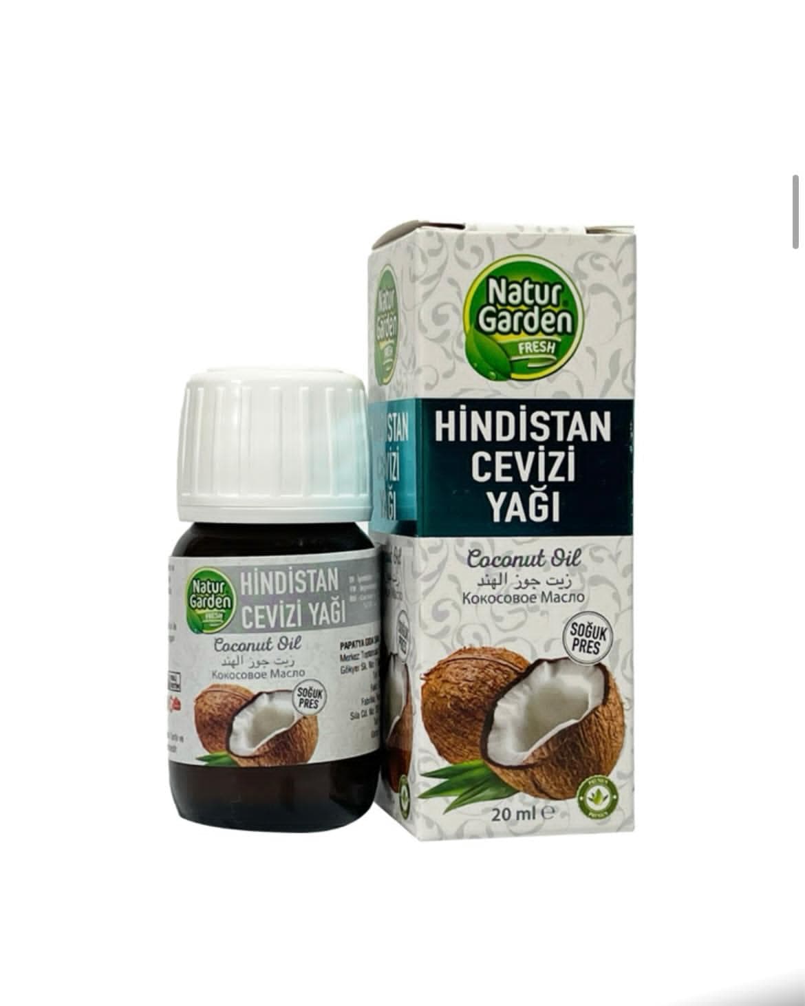 Natur Garden Hindistan Cevizi Yağı (Mini)